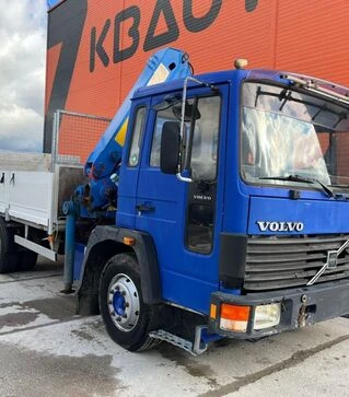 Кран-манипулятор VOLVO FL 608 4x2, 1998 г.в., 642126 км, б/у