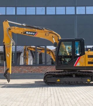Экскаватор гусеничный PALFINGER SANY SY135C, 2022 г.в., 8,54м/час, б/у (5489)