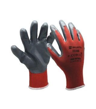 Рукавиці захисні WURTH RED NITRILE, р. 11 (899403111)