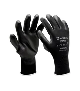 Рукавиці захисні WURTH Black PU, р. 6 (899402406)