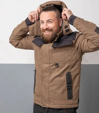 Куртка зимняя WURTH HIMALAYAN, коричневая, XL (5899800602)