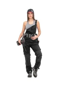 Напівкомбінезон робочий жіночий WURTH STRETCH X чорний, р.38 (M404280503)