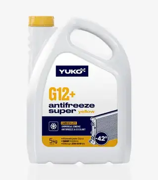 Антифриз Yuko -40 Super G12+ желтый, 5 кг