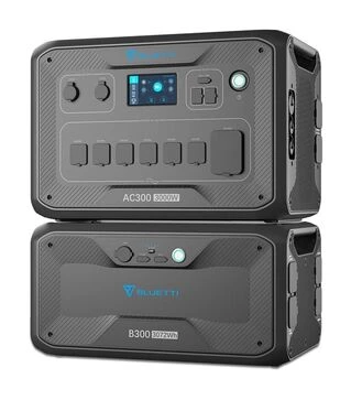Комплект зарядных станций BLUETTI AC300 + B500K, 5120 Вт*ч, 1420000 mAh, 3 кВт (PB931606)
