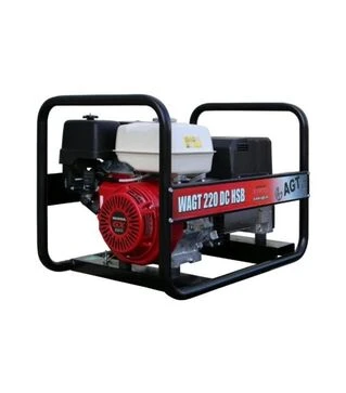 Генератор сварочный бензиновый AGT WAGT 220 DC HSB, 6,5 кВт (PFWAGT220DCHBPN)