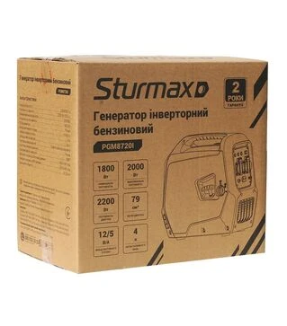 Генератор інверторний бензиновий Sturmax PGM8720I, 1,8 кВт