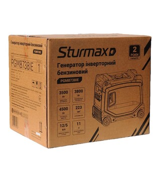 Генератор інверторний бензиновий Sturmax PGM8738IE, 3,5 кВт