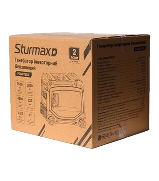 Генератор інверторний бензиновий Sturmax PGM8738IE, 3,5 кВт