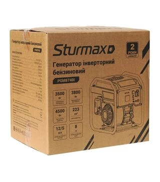 Генератор інверторний бензиновий Sturmax PGM8740I, 3,5 кВт