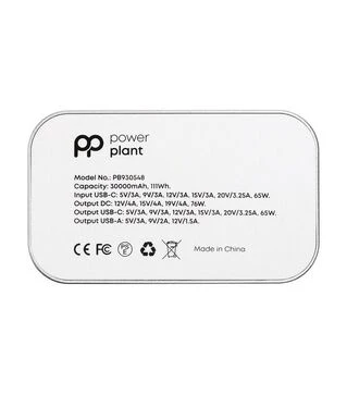 Универсальная мобильная батарея PowerPlant PD 76W, 30000mAh, USB-C, USB-A QC3.0 (PB930548)