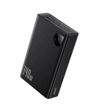 Універсальна мобільна батарея Baseus Adaman Metal Digital Display 24000 mAh, 140W, Black (P10021508113-00) (P10021507112-02)