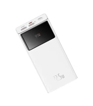 Універсальна мобільна батарея Baseus Star Lord Display 30000 mAh, 22,5W, PD, 3.0 QC, White (PPXJ080102)