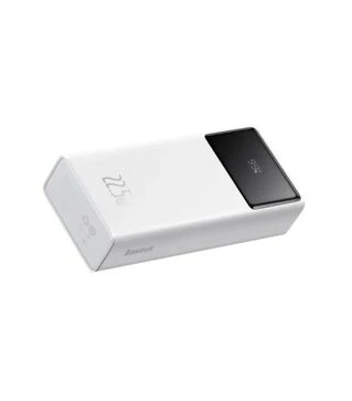 Універсальна мобільна батарея Baseus Star Lord Display 30000 mAh, 22,5W, PD, 3.0 QC, White (PPXJ080102)