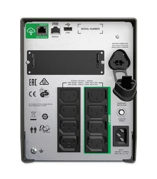 Источник бесперебойного питания APC Smart-UPS 1000VA/700W, LCD, USB, SmartConnect, 8xC13 (SMT1000IC)