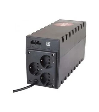 Джерело безперебійного живлення Powercom RPT-600AP Schuko, 600VA/360W (RPT-600AP Schuko)