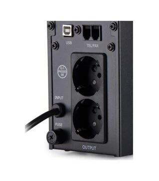 Джерело безперебійного живлення Vinga VPE-600MU LED 600VA Metal Case, 600VA/360W, USB (VPE-600MU)