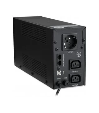 Джерело безперебійного живлення Vinga VPE-650PRMU LED 650VA metal case with USB (VPE-650PRMU)