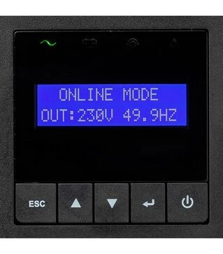 Источник бесперебойного питания Eaton 9E, 1000VA/900W, RM 2U, LCD, USB, RS232, 4xC13 (9E1000IR)