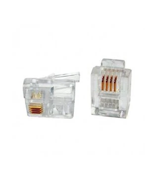 Конектор Ritar RJ-11, 4P4C, 100 шт (2774)