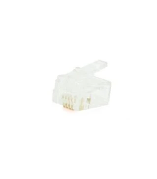 Коннектор PiPo RJ-11, 6P4C, UTP, Cat.3, 100 шт (YT-18721/18721)
