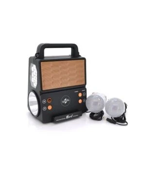 Фонарь переносной KENSA FP-05-W-S-L, Solar charging, 2 режима, черный (KENSA FP-05-W-S-L)