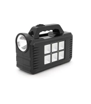 Ліхтар переносний GD-8077, Solar charging, 1+1 режим, чорний (GD-8077)