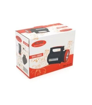 Фонарь переносной WX-2886, 2+1 режим, черный/красный (WX-2886)