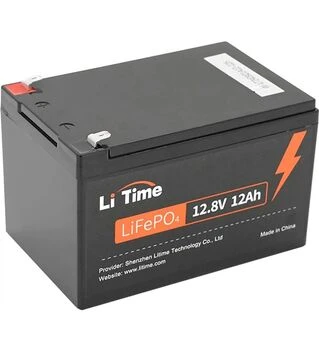 Акумуляторна батарея Litime LiFePo4, 12,8 В, 12 А*год (Li-Time-LiFePO4-12.8-12)