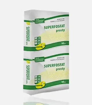 Добриво фосфорне Суперфосфат простий гранульований P (CaS) 19.5 (18-30), 50 кг (Siarkopol)