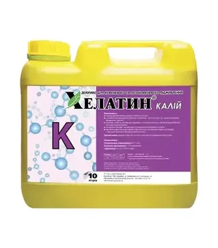 Мікродобриво Хелатин Калій рН 7, 10 л (Kisson-agro)