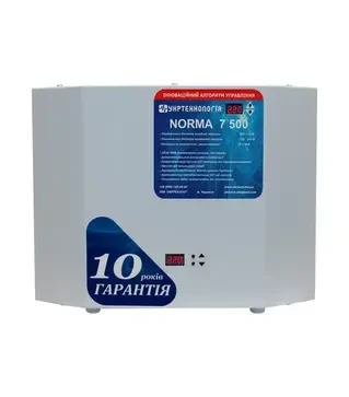Стабилизатор напряжения Укртехнология Norma 7500, 7,5 кВт