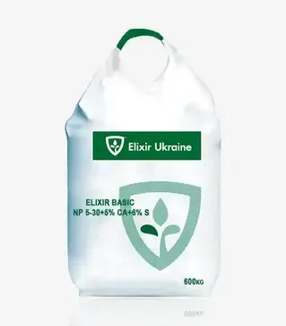 Удобрение фосфорное Elixir Basic NP 5-30+5% Ca+6% S (Эликсир Бейсик), 600 кг (Elixir Zorka)