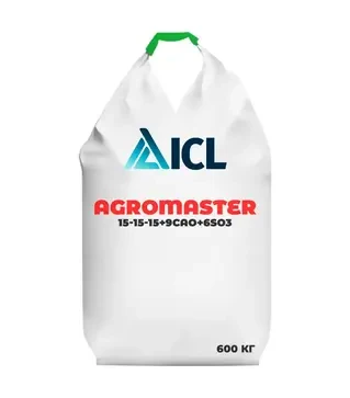 Удобрение комплексное Агромастер 15-15-15+9CaO+6SO3, 600 кг
