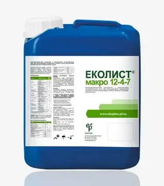 Мікродобриво Ekolist (Еколист) Макро 12-4-7, 20 л (Ekoplon)