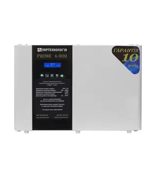 Стабилизатор напряжения Укртехнология Prime 6000, 6 кВт