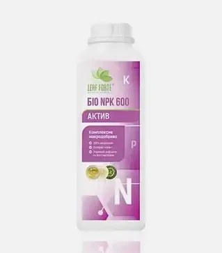 Микроудобрение БИО NPK 600, 1 л (Leaf Forte)