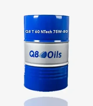 Трансмиссионная смазка Q8 T 60 NTech 75W-80, 60 л