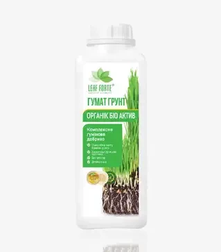 Біодобриво Гумат грунт Органік Біо Актив, 1 л (Leaf Forte)