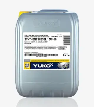 Моторна олива Yuko Synthetic Diesel 10W-40, 20 л