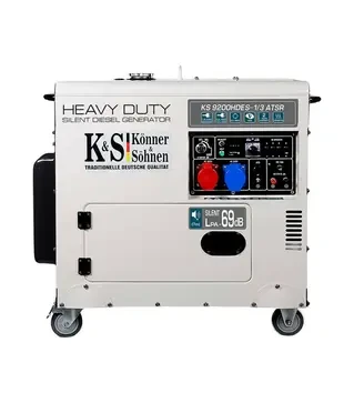 Генератор дизельный Konner&amp;Sohnen KS 9200HDES-1/3 ATSR, 6 кВт