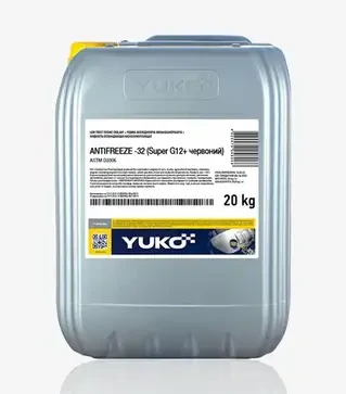 Антифриз Yuko -32 G12+ красный, 20 кг