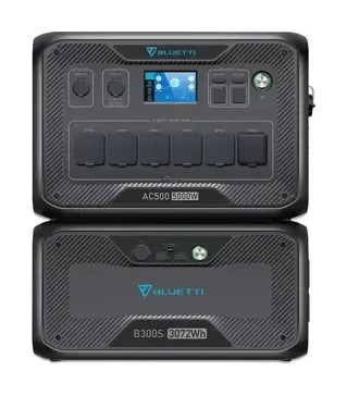 Комплект зарядних станцій Bluetti AC500 + B300S Home Battery Backup, 5 кВт