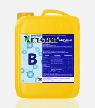 Микроудобрение Хелатин Бор-Плюс, 10 л (Kisson-agro)