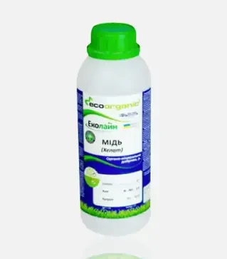 Микроудобрение Эколайн Медь (хелат), 1 л (Ecoorganic)