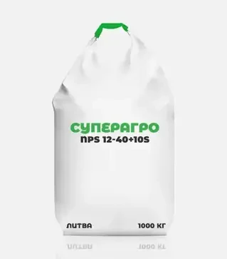 Добриво фосфорне Суперагро NPS 12-40+10S, 1 000 кг (Литва)