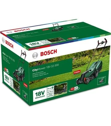Газонокосилка аккумуляторная Bosch CityMower 18В с АКБ и ЗУ (06008B9A07) - фото 3