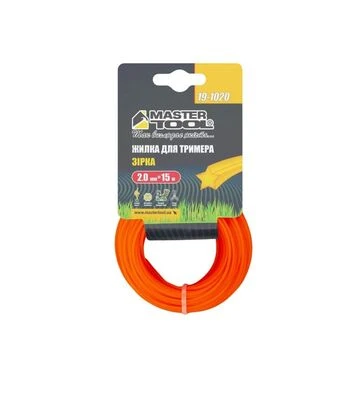 Волосінь для тримера MASTERTOOL зірка, 2 мм, 15 м (19-1020) - фото 2