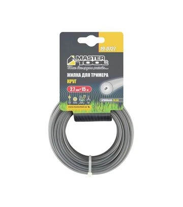 Волосінь для тримера MASTERTOOL кругла, армована, 2,7 мм, 15 м (19-0727) - фото 2