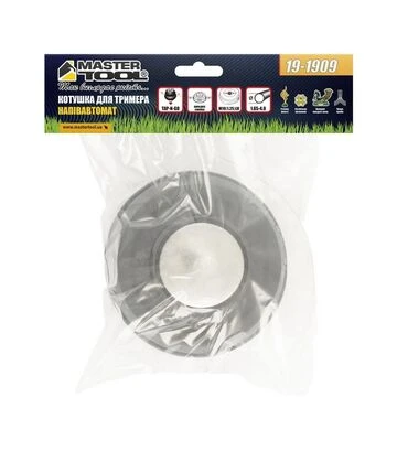 Катушка для триммера MASTERTOOL полуавтоматическая PROFI M10*1,25 FLH (19-1909) - фото 3