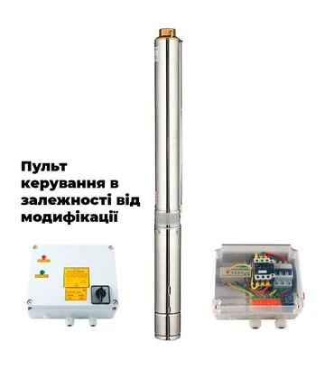 Насос відцентровий Aquatica (Dongyin) 4SD8/34, 400 В, 5,5 кВт, 214 м, 180 л/хв, Ø102 мм, з 3-х частин (7771573) - фото 2